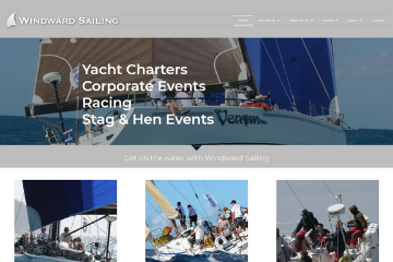 winfward sailing website refresh